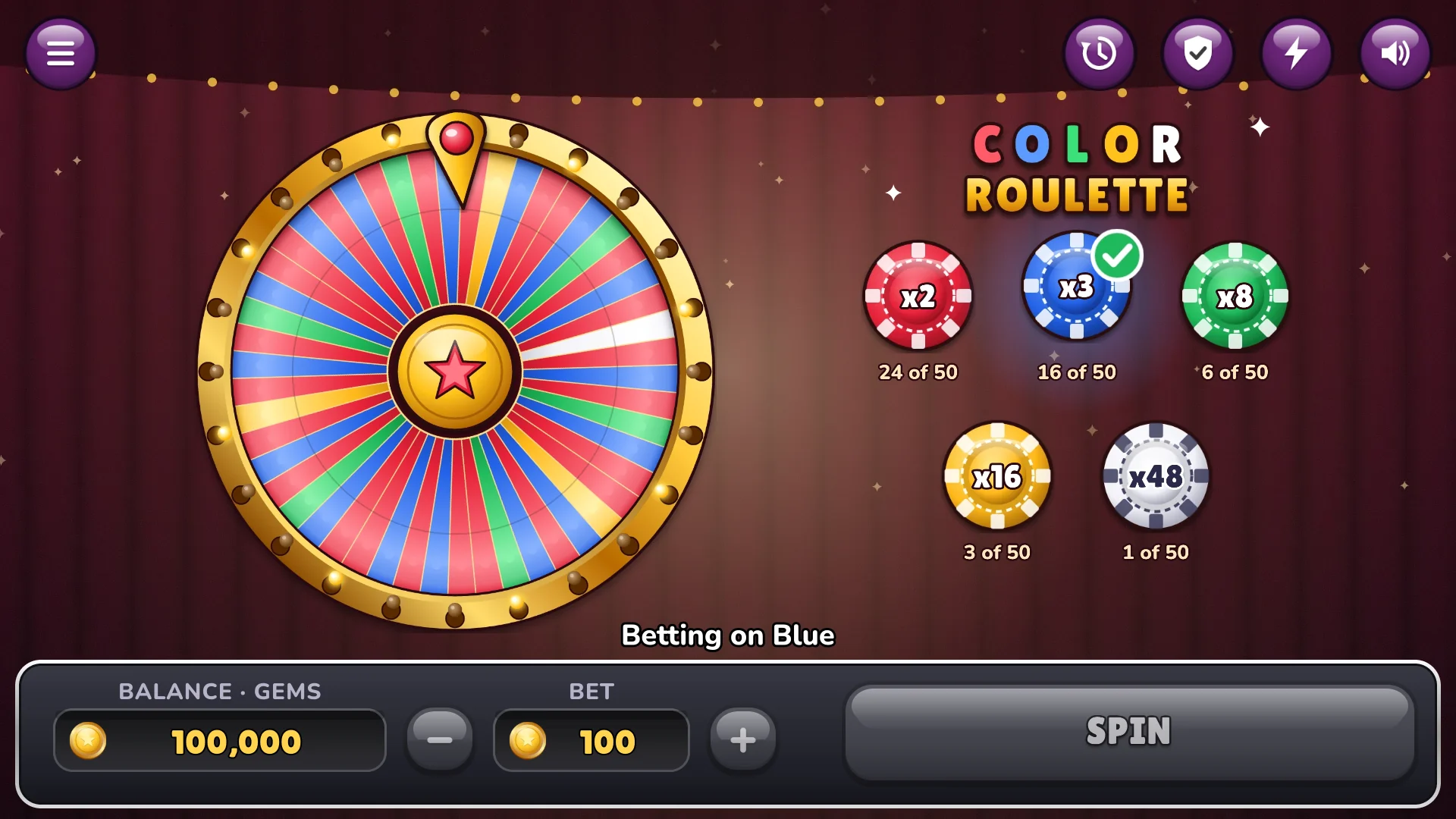 The wheel spins while the ball looks for its sector